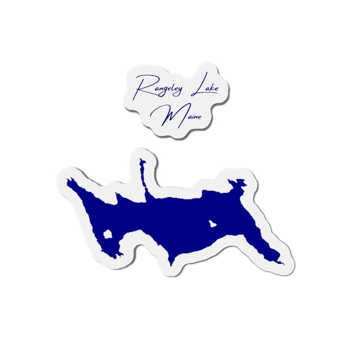 Maine  Rangeley  Lake  Die  Cut  Magnet  front  position  view  from  front  4  x  4.webp
