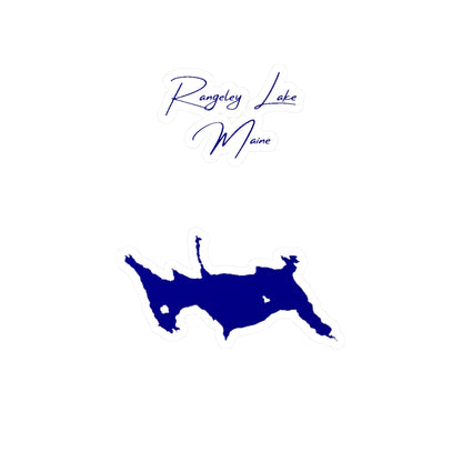 Maine  Rangeley  Lake  Vinyl  Decal  other  position  view  from  front  4  x  6.webp