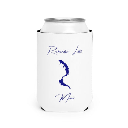 Maine  Richardson  Lake  Can  Koozie  front  position  view  from  front-2  white.webp