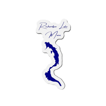 Maine  Richardson  Lake  Die  Cut  Magnet  front  position  view  from  front  4  x  4.webp
