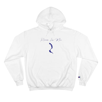 Maine  Richardson  Lake  Hoodie  front  position  view  from  front  white.webp