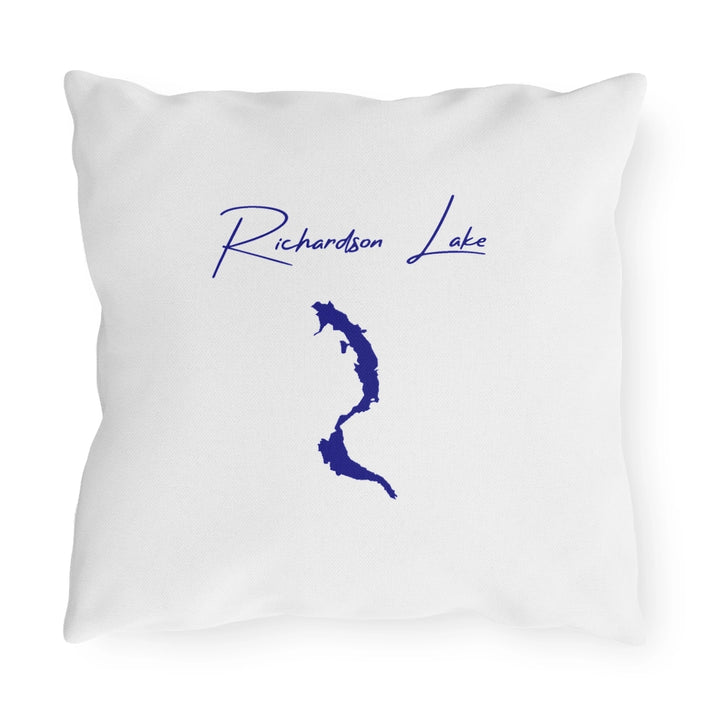 Maine  Richardson  Lake  Outdoor  Pillow  back  position  view  from  back  16  x  16.webp