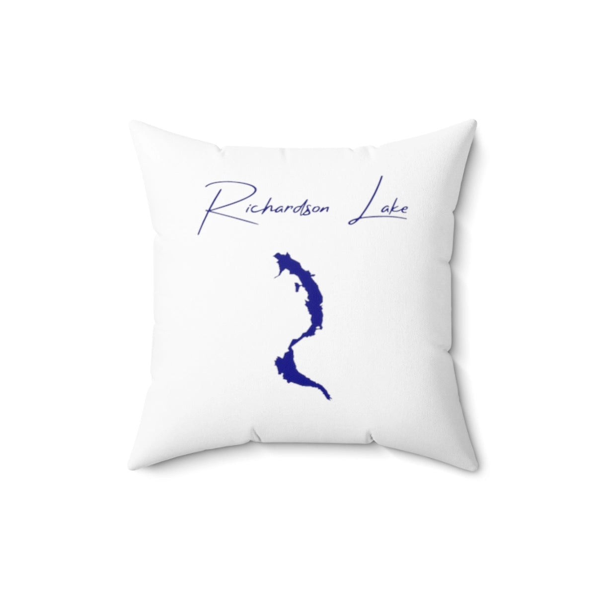 Maine  Richardson  Lake  Pillow  front  position  view  from  back  16  x  16.webp