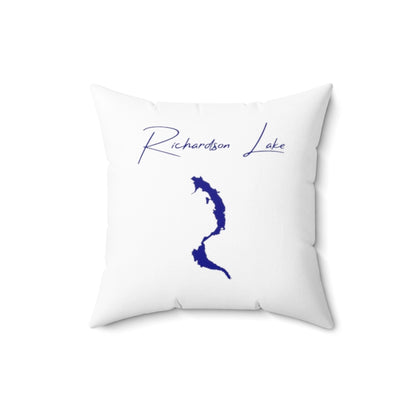 Maine  Richardson  Lake  Pillow  front  position  view  from  back  16  x  16.webp