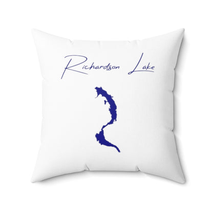 Maine  Richardson  Lake  Pillow  front  position  view  from  back  20  x  20.webp