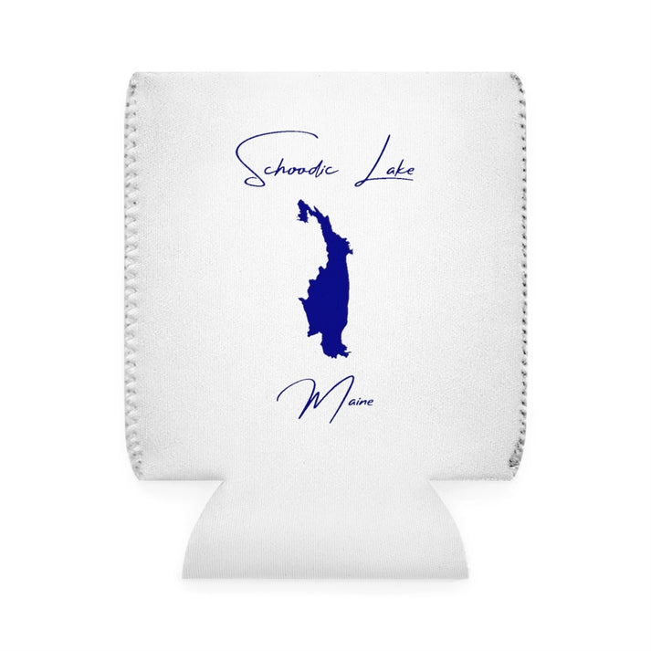 Maine  Schoodic  Lake  Can  Koozie  front  position  view  from  front-1  white.webp