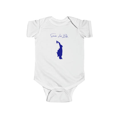 Maine  Schoodic  Lake  Onesie  front  position  view  from  front  white.webp