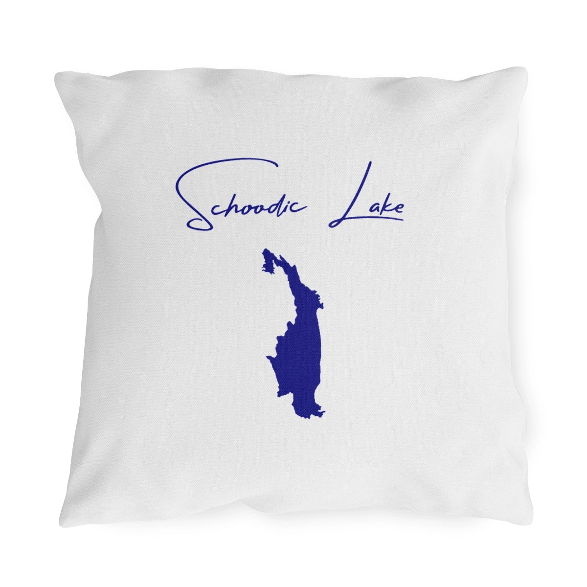 Maine  Schoodic  Lake  Outdoor  Pillow  front  position  view  from  front  18  x  18.webp