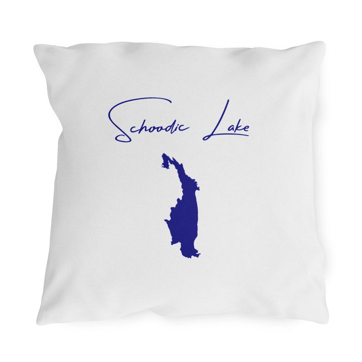 Maine  Schoodic  Lake  Outdoor  Pillow  front  position  view  from  front  18  x  18.webp