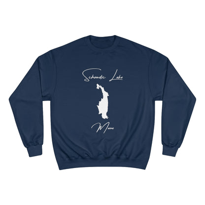 Maine  Schoodic  Lake  Sweatshirt  front  position  view  from  front  navy.webp