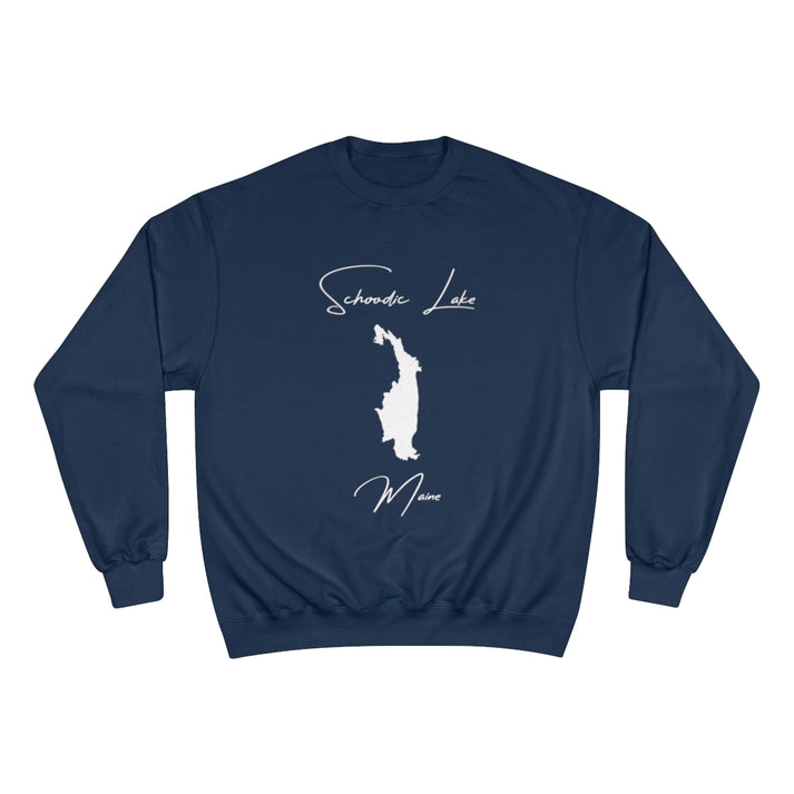 Maine  Schoodic  Lake  Sweatshirt  front  position  view  from  front  navy.webp