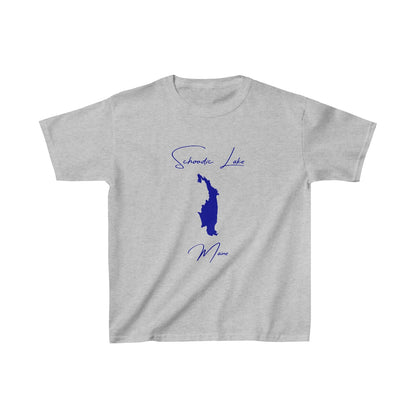 Maine  Schoodic  Lake  Youth  T-shirt  front  position  view  from  front  sport  grey.webp
