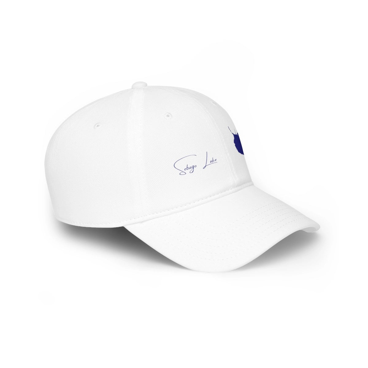 Maine  Sebago  Lake  Baseball  Cap  other  position  view  from  side  one  size.webp