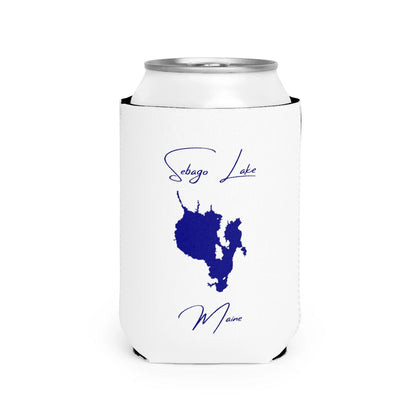 Maine  Sebago  Lake  Can  Koozie  front  position  view  from  front-2  white.webp