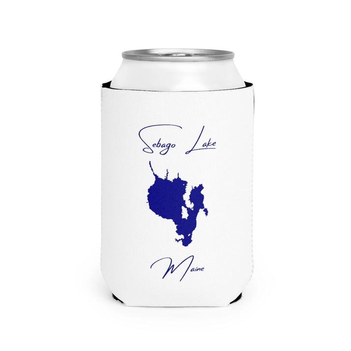 Maine  Sebago  Lake  Can  Koozie  front  position  view  from  front-2  white.webp