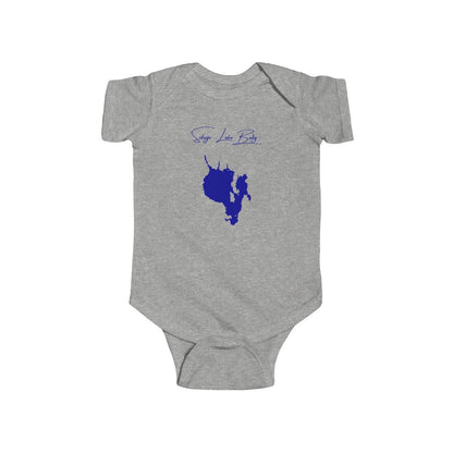 Maine  Sebago  Lake  Onesie  front  position  view  from  front  heather.webp