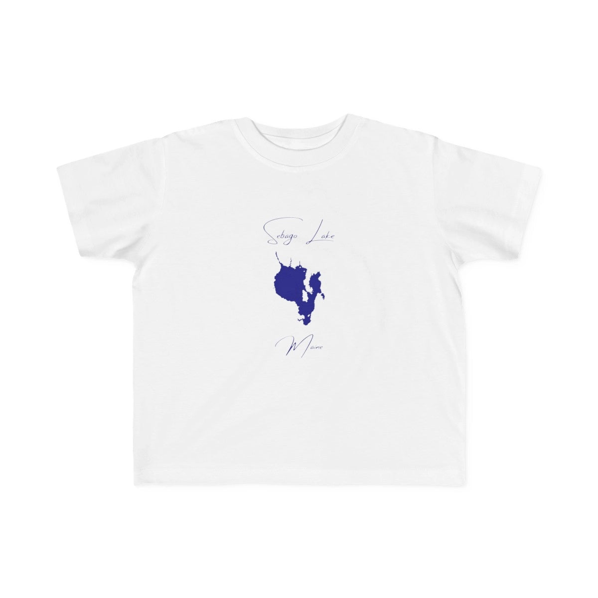 Maine  Sebago  Lake  Toddler  T-shirt  front  position  view  from  front  white.webp
