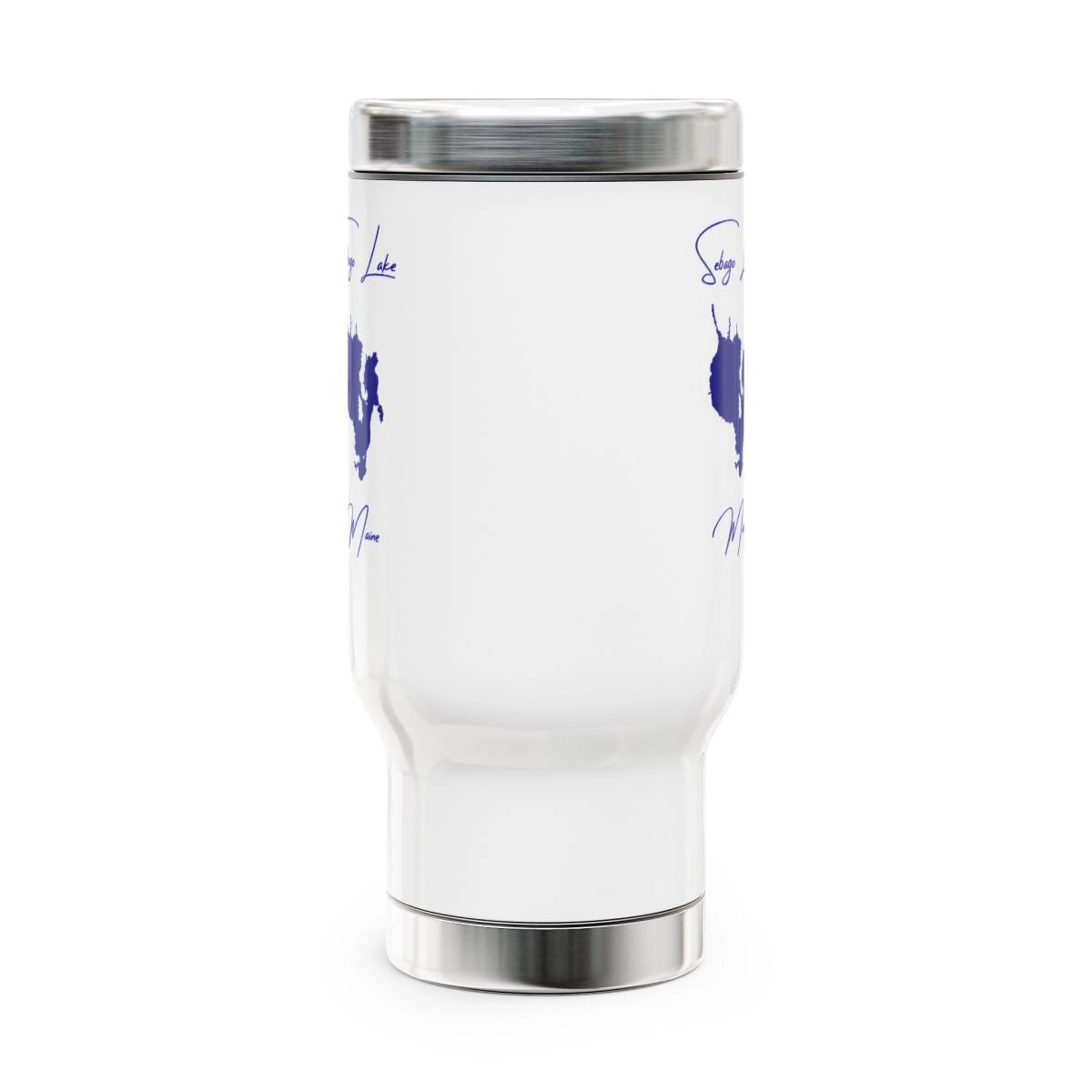 Maine  Sebago  Lake  Travel  Mug  other  position  view  from  front  14oz.webp