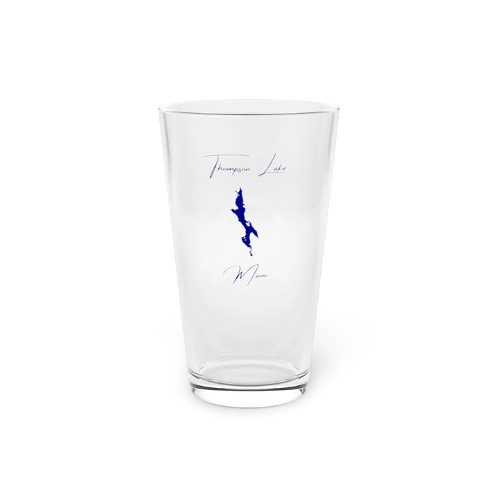 Maine  Thompson  Lake  16oz  Pint  Glass  front  position  view  from  front  16oz.webp
