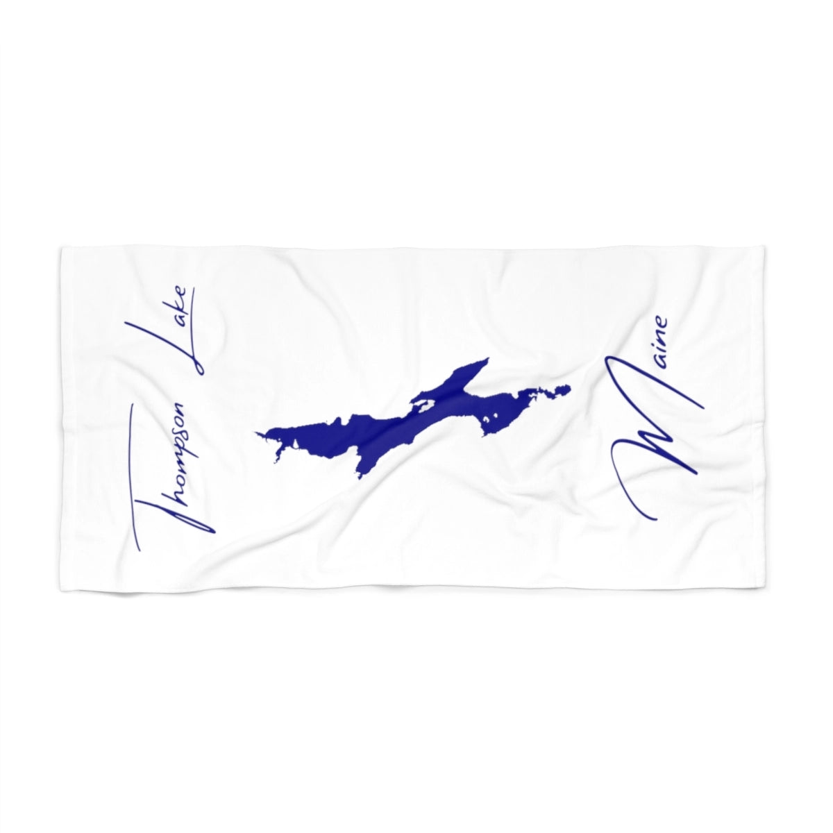 Maine  Thompson  Lake  Beach  Towel  front  position  view  from  front  36  x  72.webp