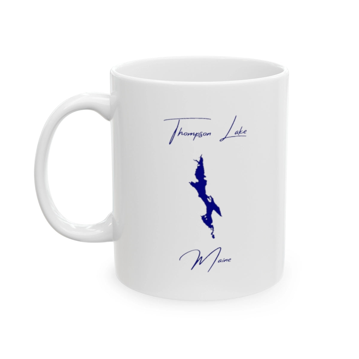 Maine  Thompson  Lake  Ceramic  Mug  other  position  view  from  left  11oz.webp