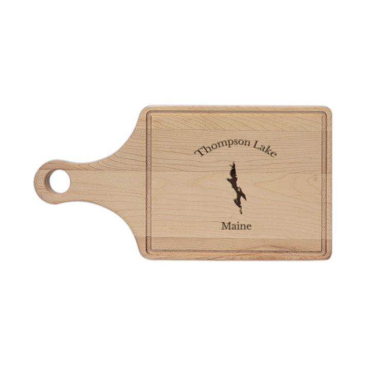 Maine  Thompson  Lake  Engraved  Cutting  Board  front  position  view  from  front  maple.webp