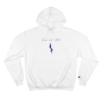 Maine  Thompson  Lake  Hoodie  front  position  view  from  front  white.webp