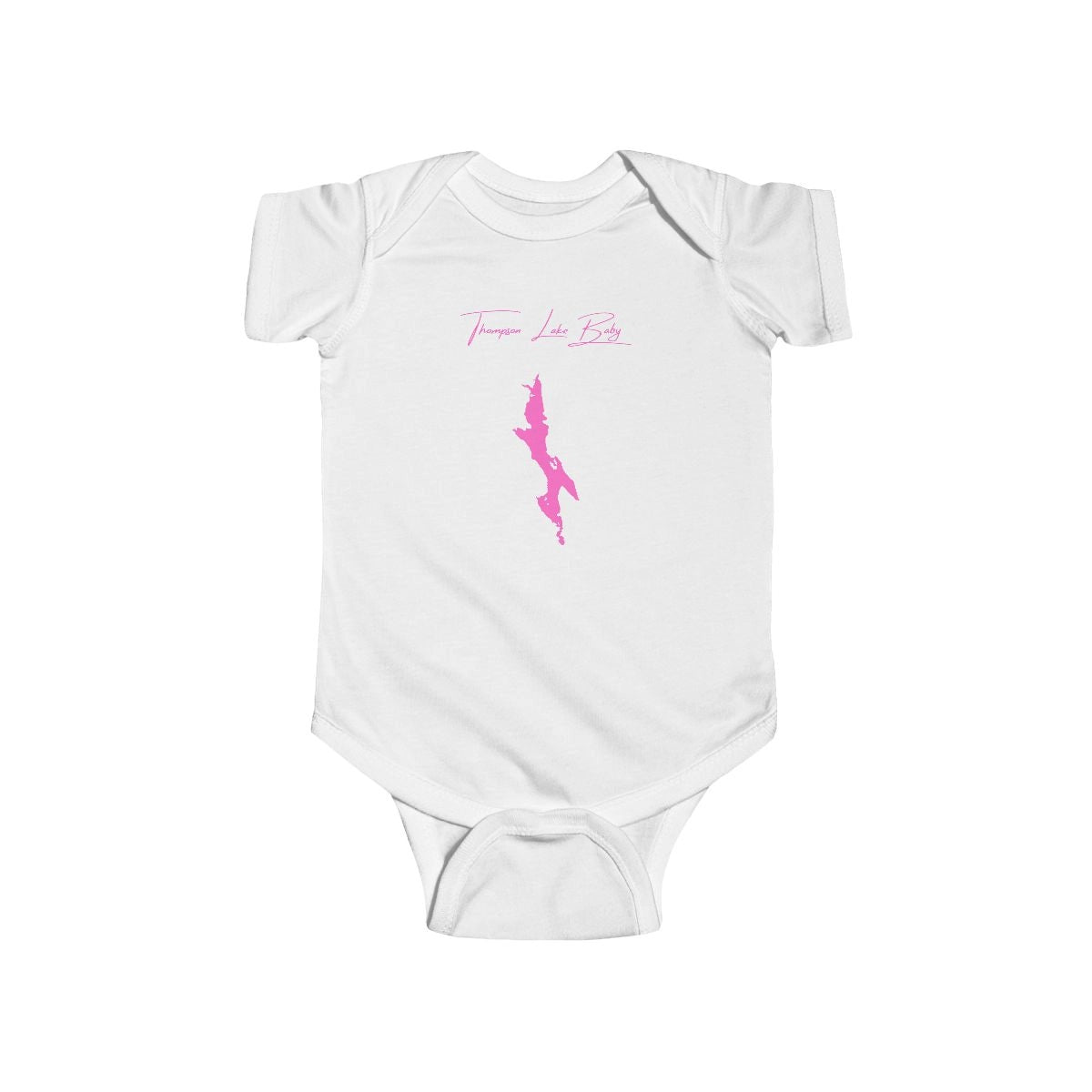 Maine  Thompson  Lake  Onesie  front  position  view  from  front  white.webp