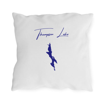 Maine  Thompson  Lake  Outdoor  Pillow  back  position  view  from  back  18  x  18.webp