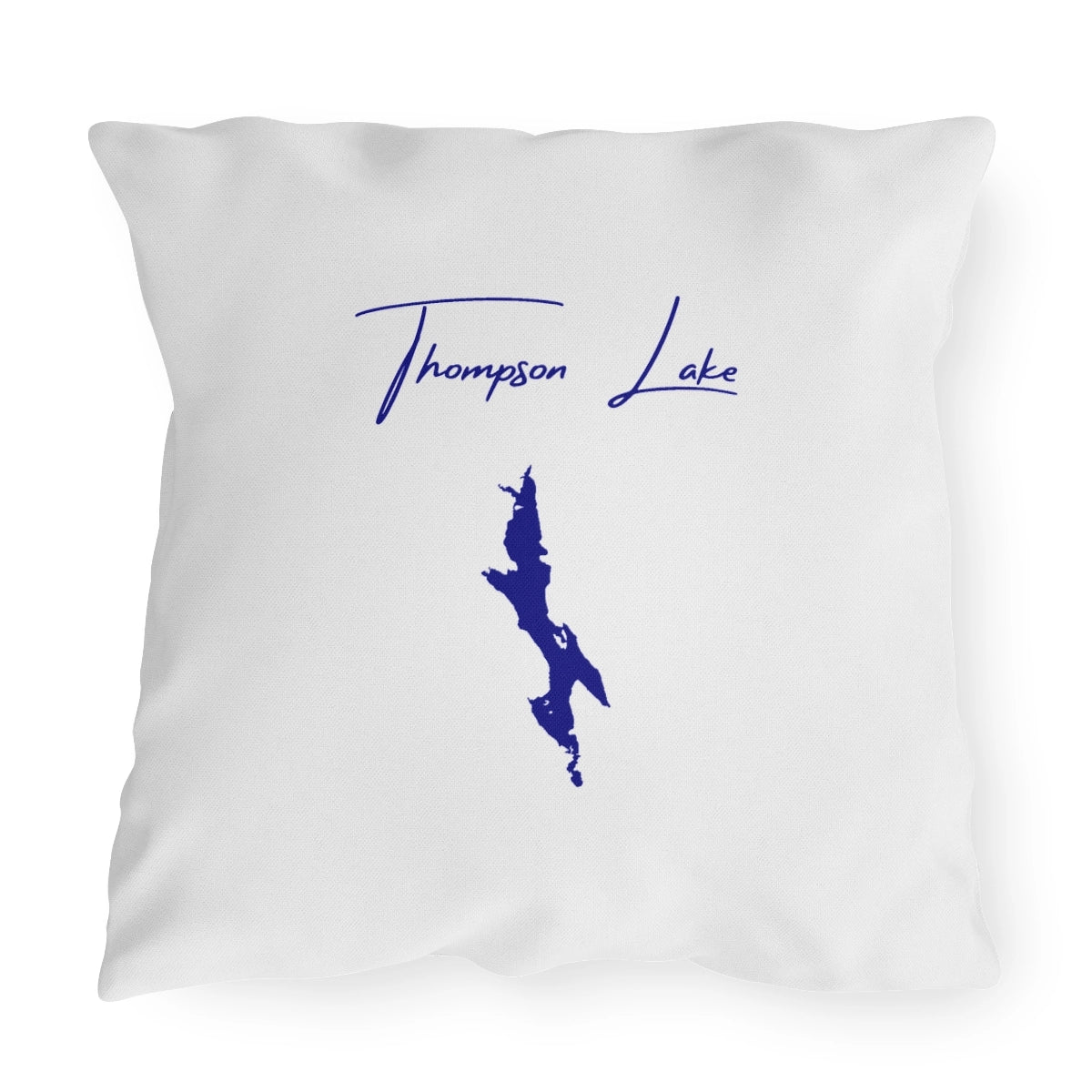 Maine  Thompson  Lake  Outdoor  Pillow  front  position  view  from  front  20  x  20.webp