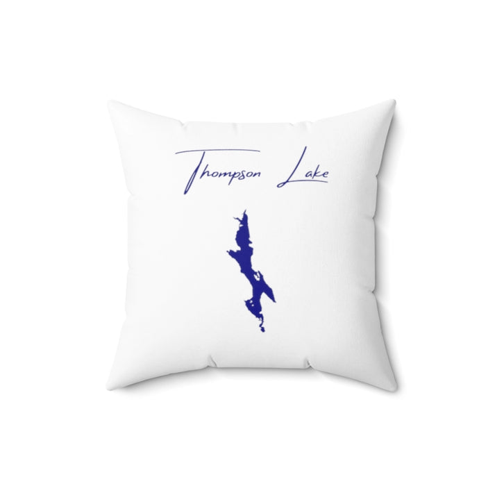 Maine  Thompson  Lake  Pillow  front  position  view  from  back  16  x  16.webp