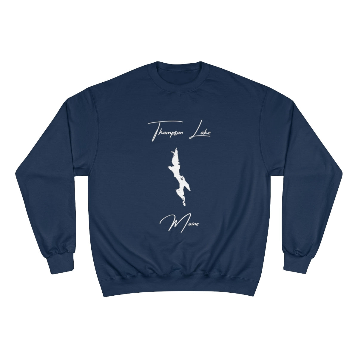 Maine  Thompson  Lake  Sweatshirt  front  position  view  from  front  navy.webp