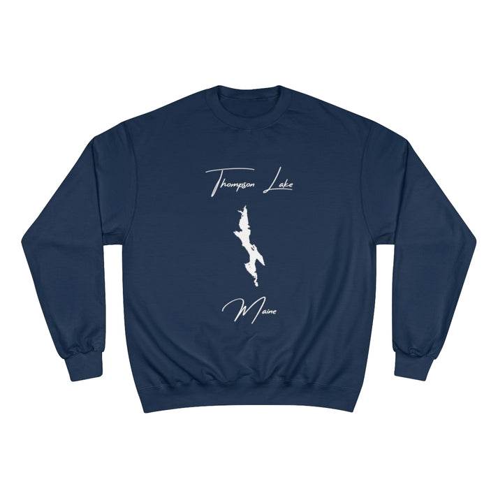 Maine  Thompson  Lake  Sweatshirt  front  position  view  from  front  navy.webp