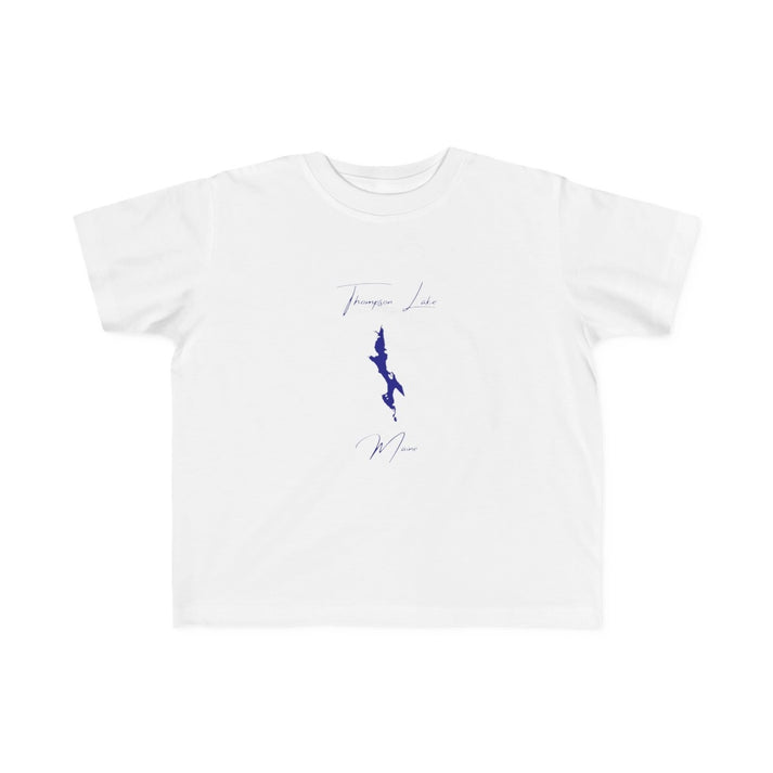 Maine  Thompson  Lake  Toddler  T-shirt  front  position  view  from  front  white.webp