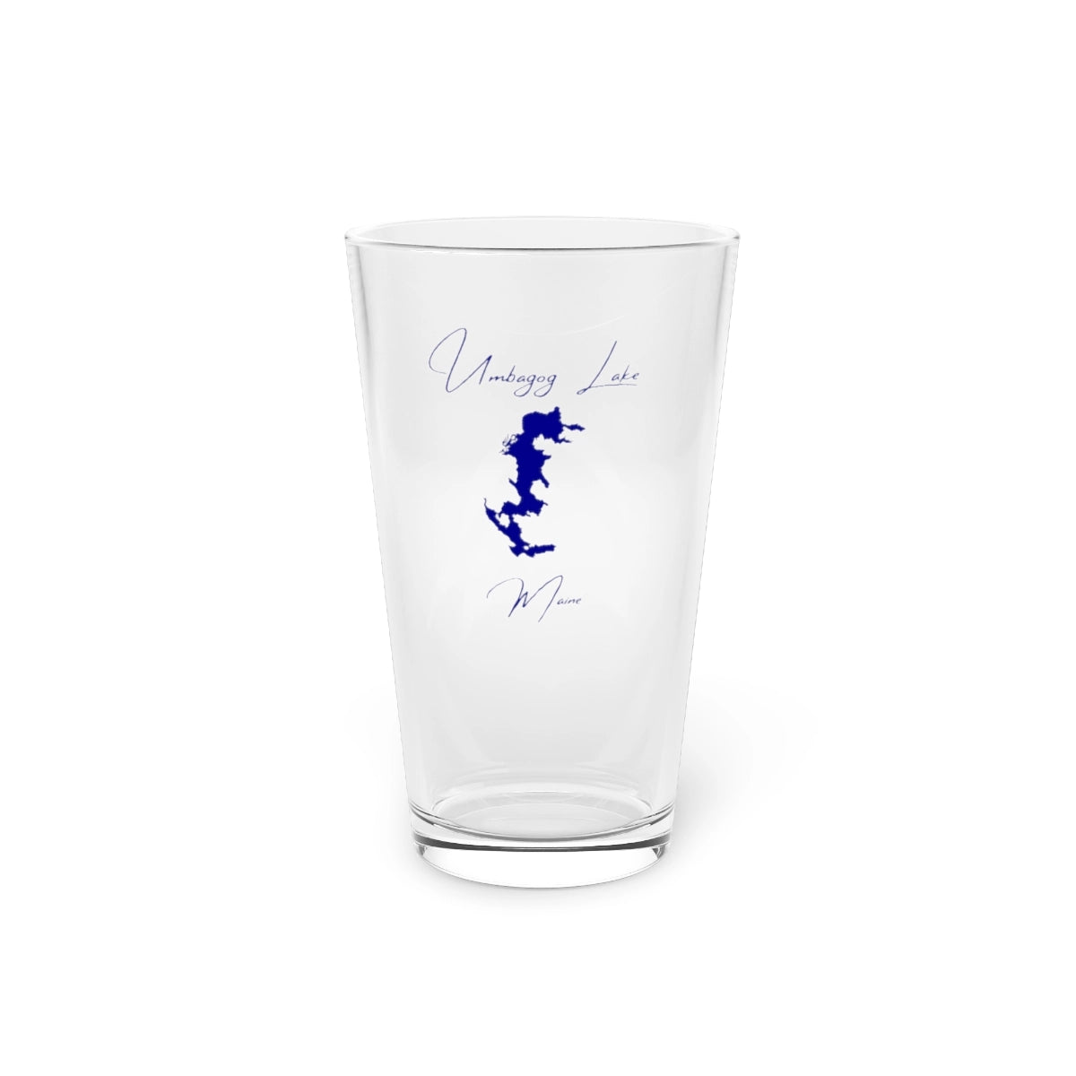 Maine  Umbagog  Lake  16oz  Pint  Glass  front  position  view  from  front  16oz.webp