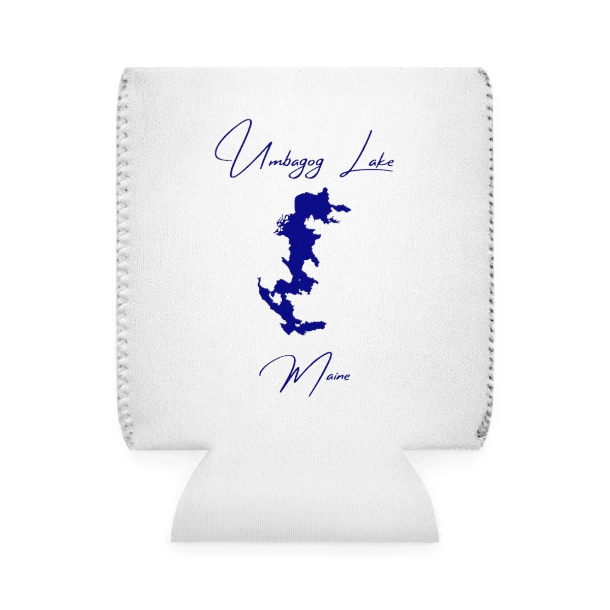 Maine  Umbagog  Lake  Can  Koozie  front  position  view  from  front-1  white.webp
