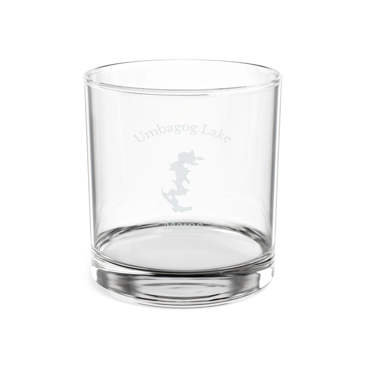 Maine  Umbagog  Lake  Engraved  Whiskey  Glass  other  position  view  from  front  10.5oz.webp