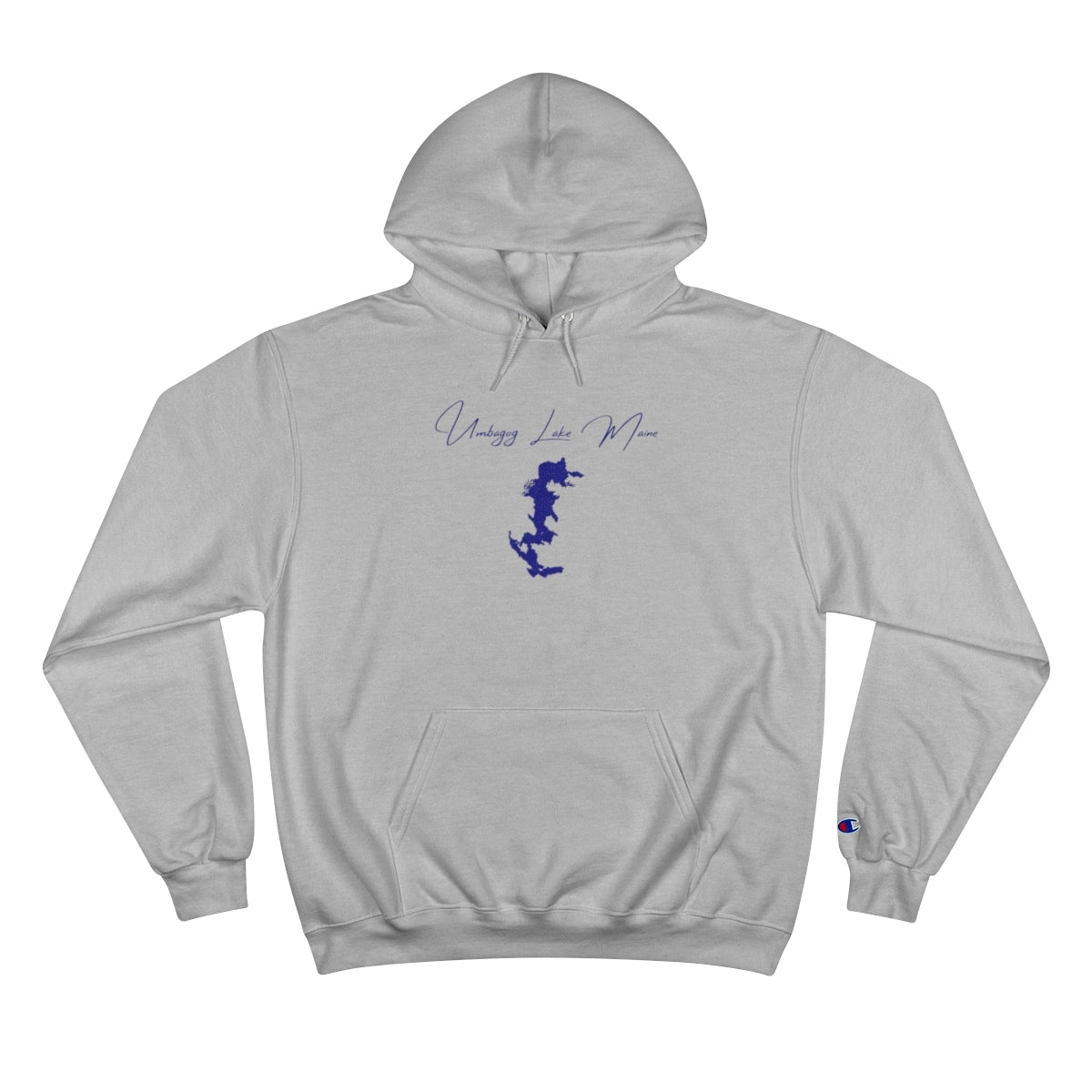 Maine  Umbagog  Lake  Hoodie  front  position  view  from  front  light  steel.webp