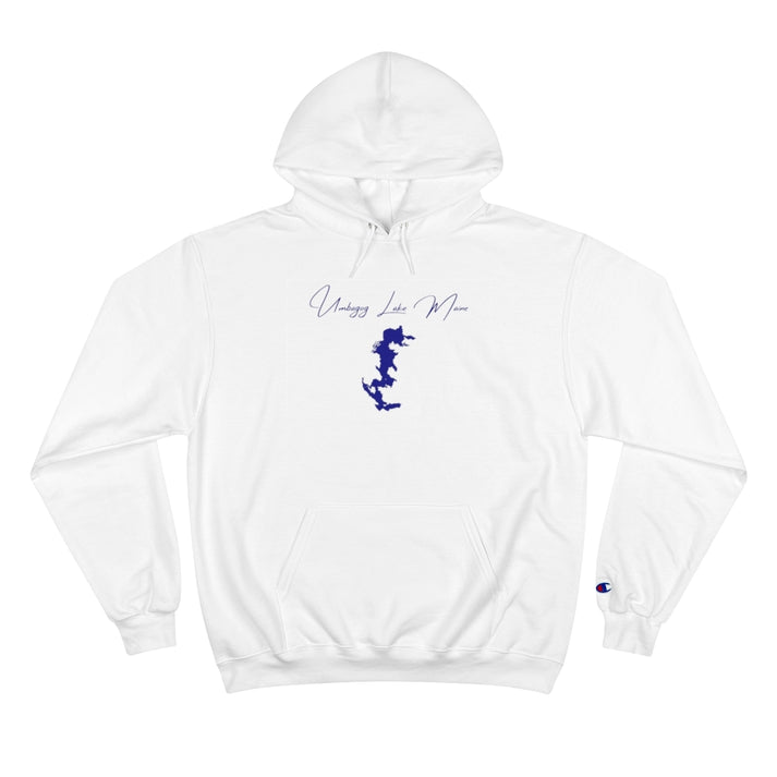 Maine  Umbagog  Lake  Hoodie  front  position  view  from  front  white.webp