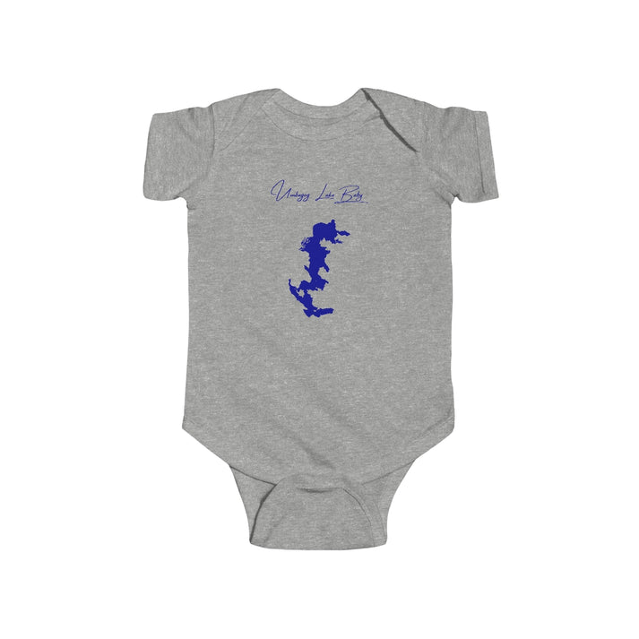 Maine  Umbagog  Lake  Onesie  front  position  view  from  front  heather.webp