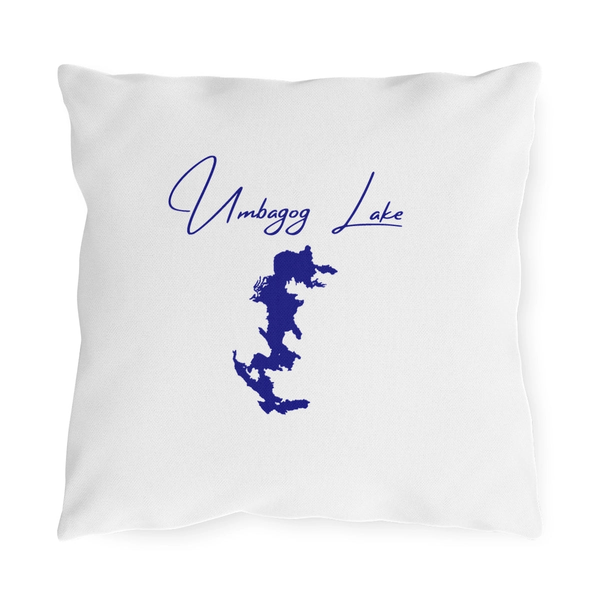 Maine  Umbagog  Lake  Outdoor  Pillow  front  position  view  from  front  16  x  16.webp