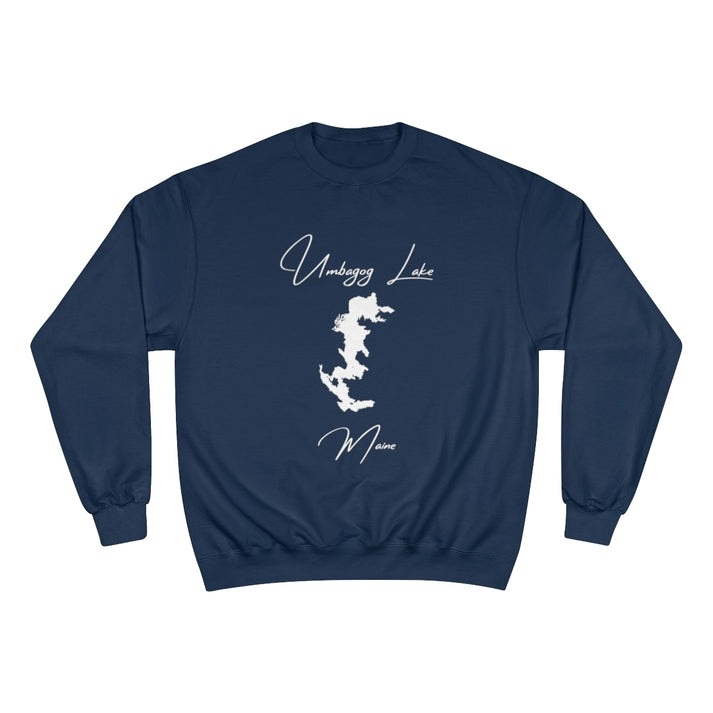 Maine  Umbagog  Lake  Sweatshirt  front  position  view  from  front  navy.webp