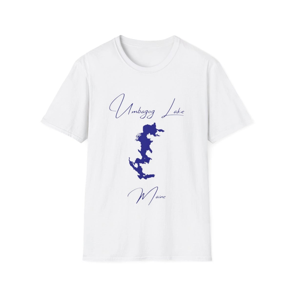Maine  Umbagog  Lake  T-shirt  front  position  view  from  front  white.webp