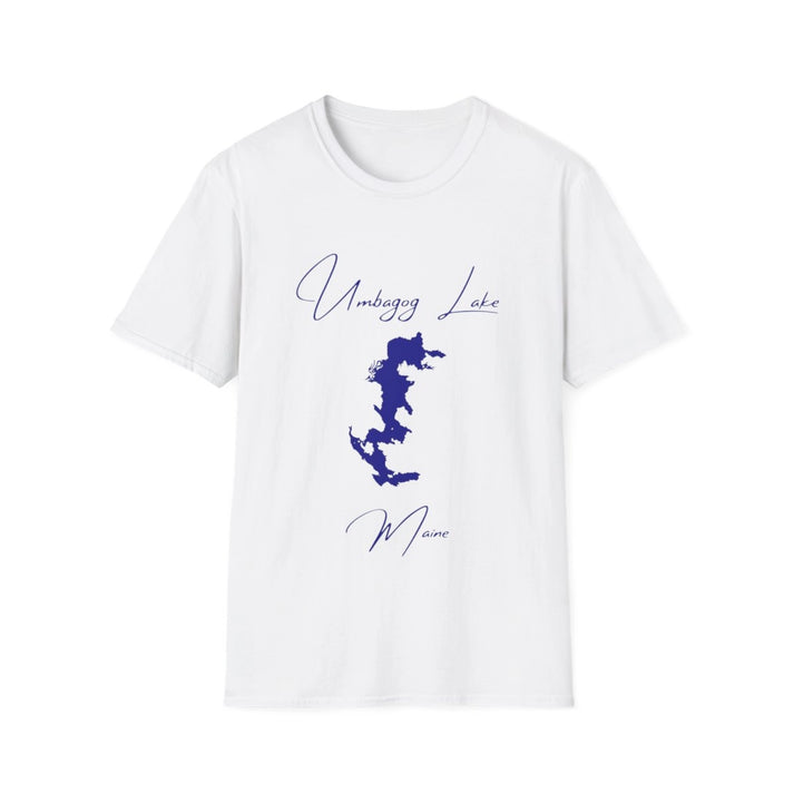 Maine  Umbagog  Lake  T-shirt  front  position  view  from  front  white.webp