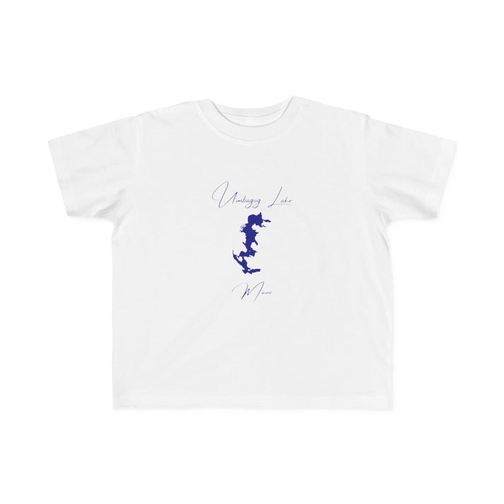Maine  Umbagog  Lake  Toddler  T-shirt  front  position  view  from  front  white.webp
