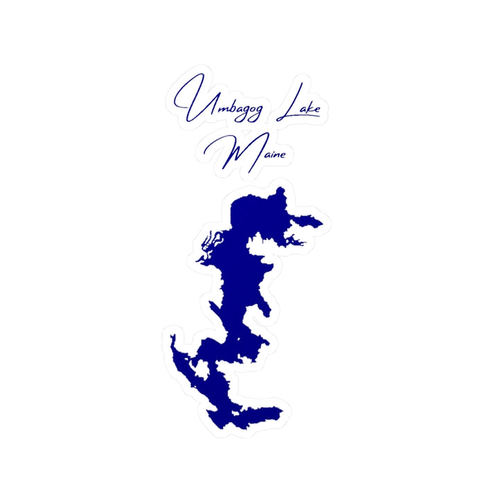 Maine  Umbagog  Lake  Vinyl  Decal  other  position  view  from  front  4  x  6.webp