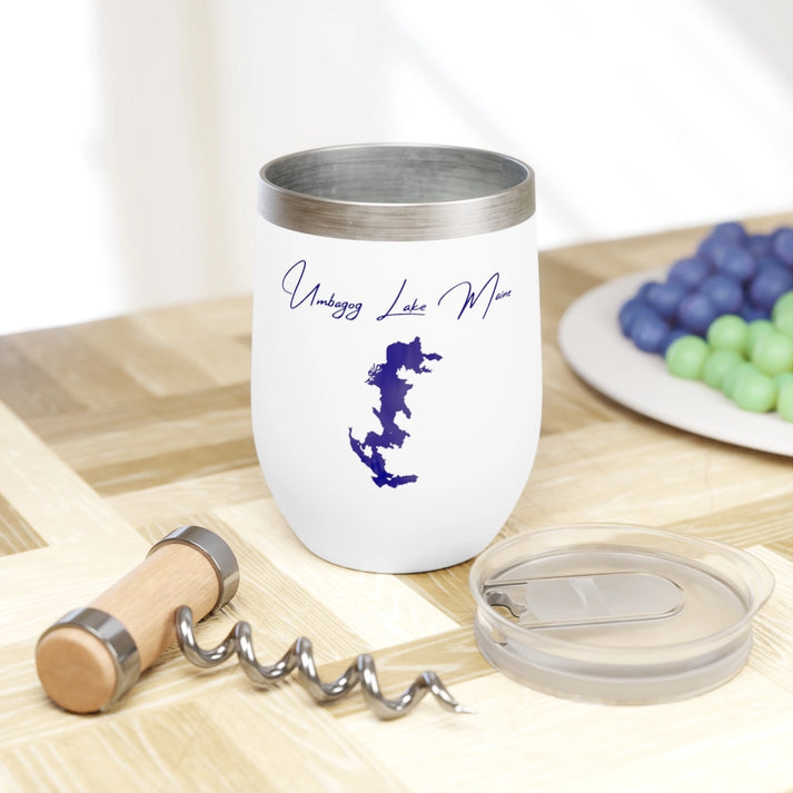 Maine  Umbagog  Lake  Wine  Tumbler  other  position  view  from  context  white.webp
