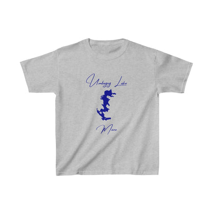 Maine  Umbagog  Lake  Youth  T-shirt  front  position  view  from  front  sport  grey.webp