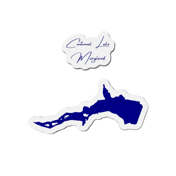 Maryland  Centennial  Lake  Die  Cut  Magnet  front  position  view  from  front  4  x  4.webp