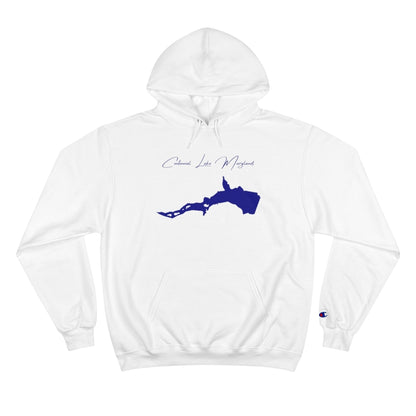 Maryland  Centennial  Lake  Hoodie  front  position  view  from  front  white.webp